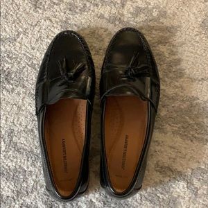 Johnston & Murphy Black Tassel Loafer